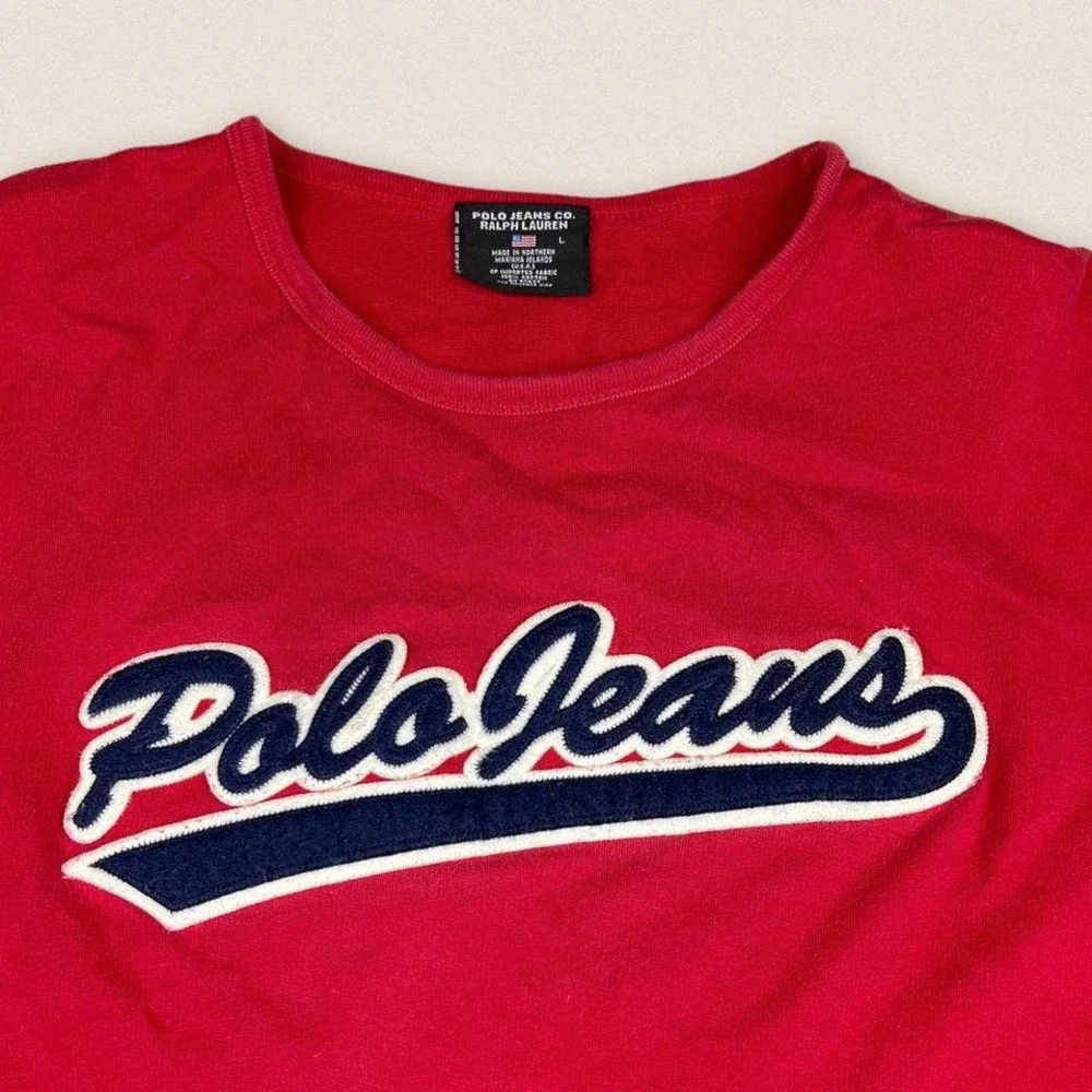 Vintage 90s Polo Jeans Ralph Lauren sweatshirt Size Large‎